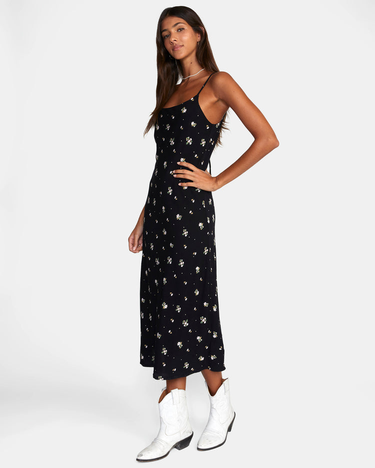 Maiden Midi Dress - RVCA Black