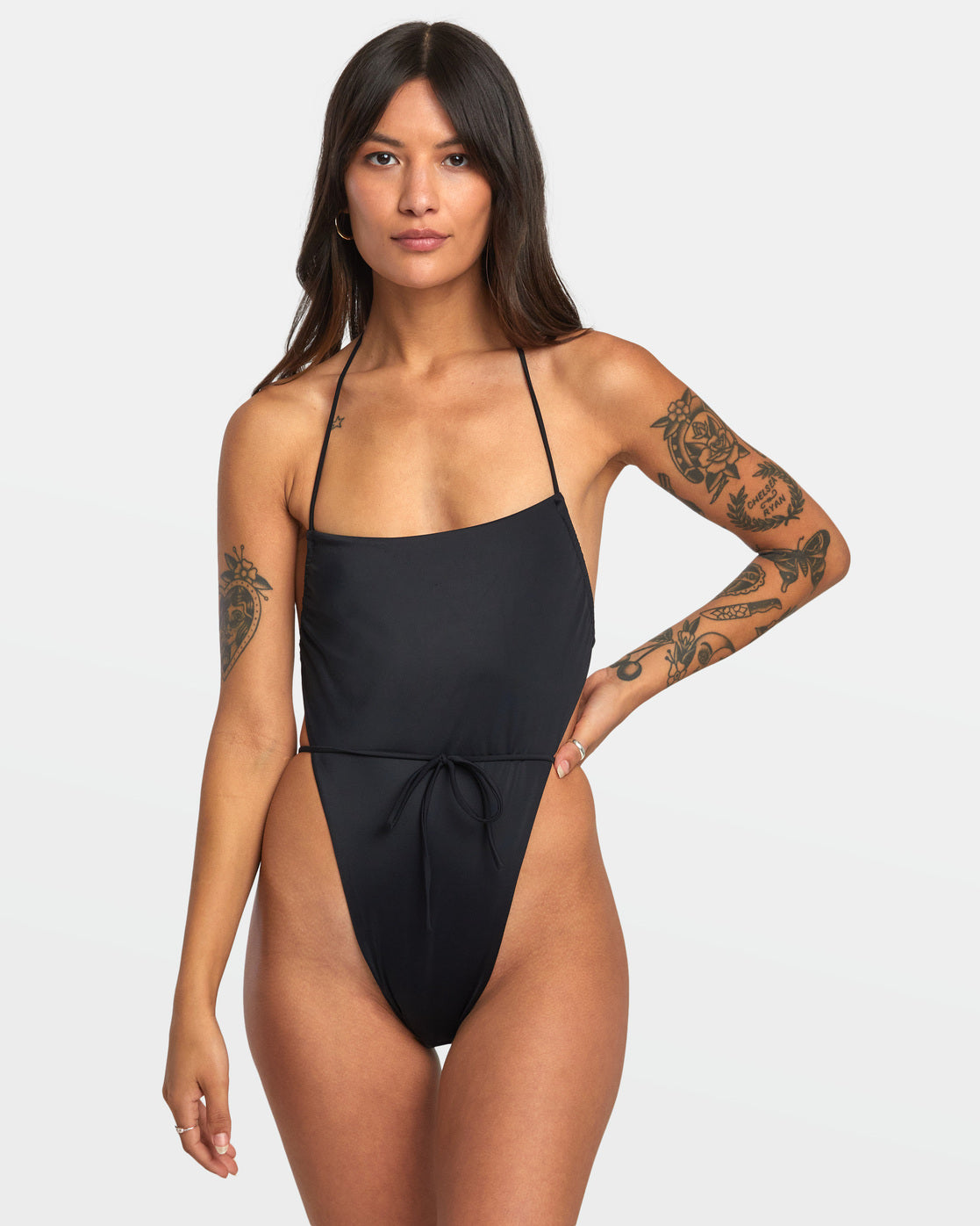 Solid Swenddal One-Piece Swimsuit - Black – RVCA.com