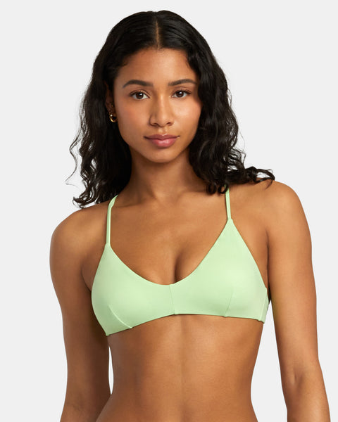 Solid Crossback Bikini Top - Glow –