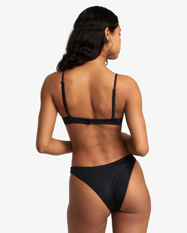 Solid French Bikini Bottoms - Black