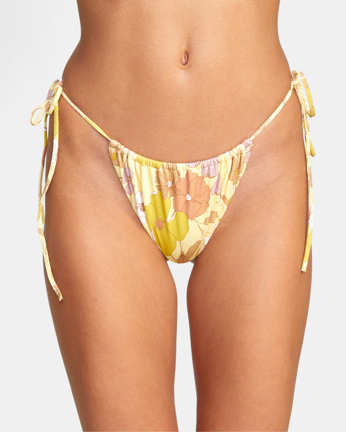 Yellow Side Adjustable Bikini Bottom Bottom Tempero Arg Fixo - Brand Rio de  Sol