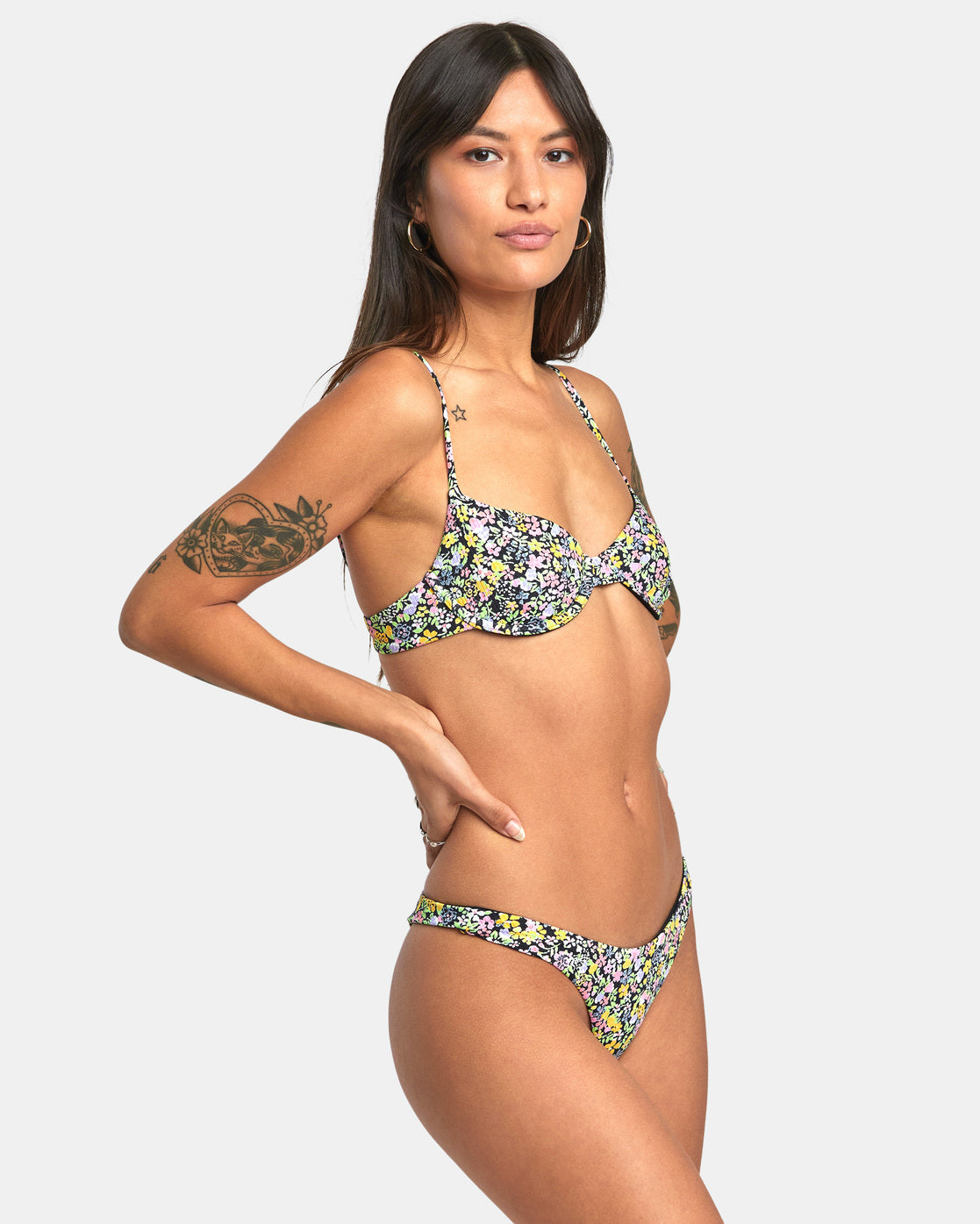 Flower Field Ultra Skimpy Bikini Bottoms - Multi | RVCA