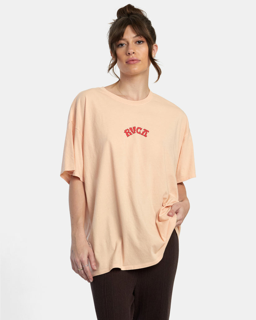 Day Tripping Baggie T-Shirt - Pink Sand – RVCA