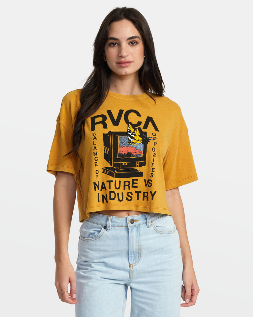 Dial Up T-Shirt - Bronze – RVCA AU