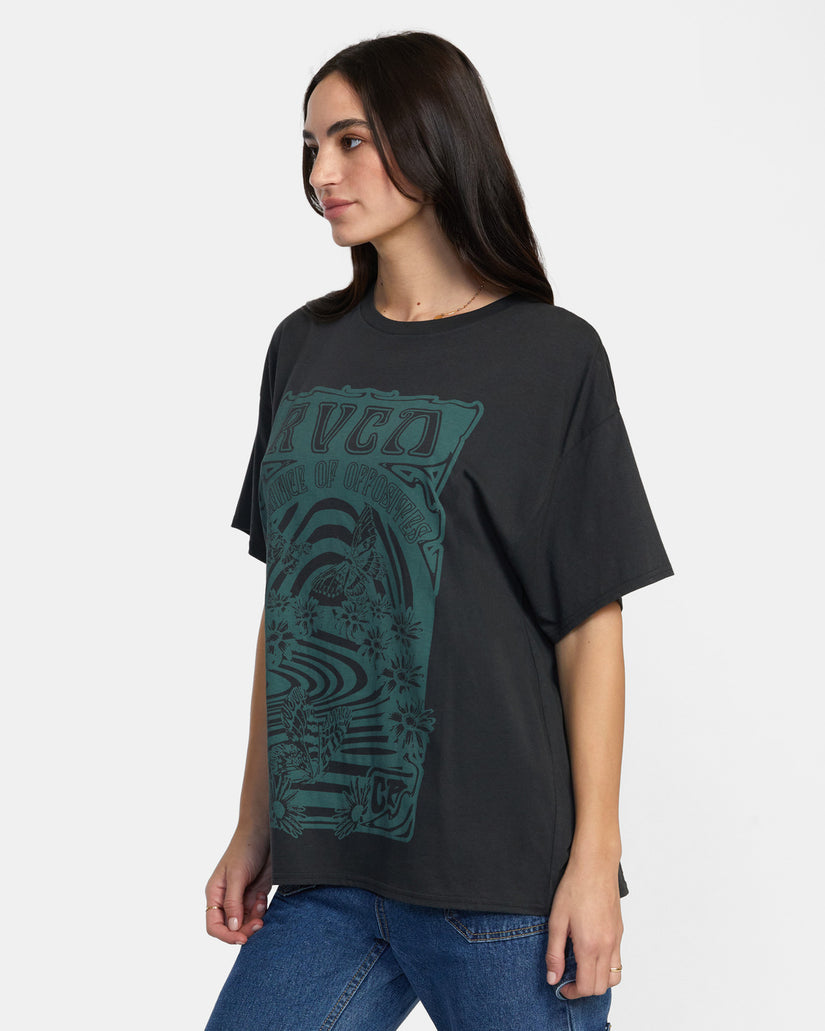 Swirl T-Shirt - Washed Black – RVCA