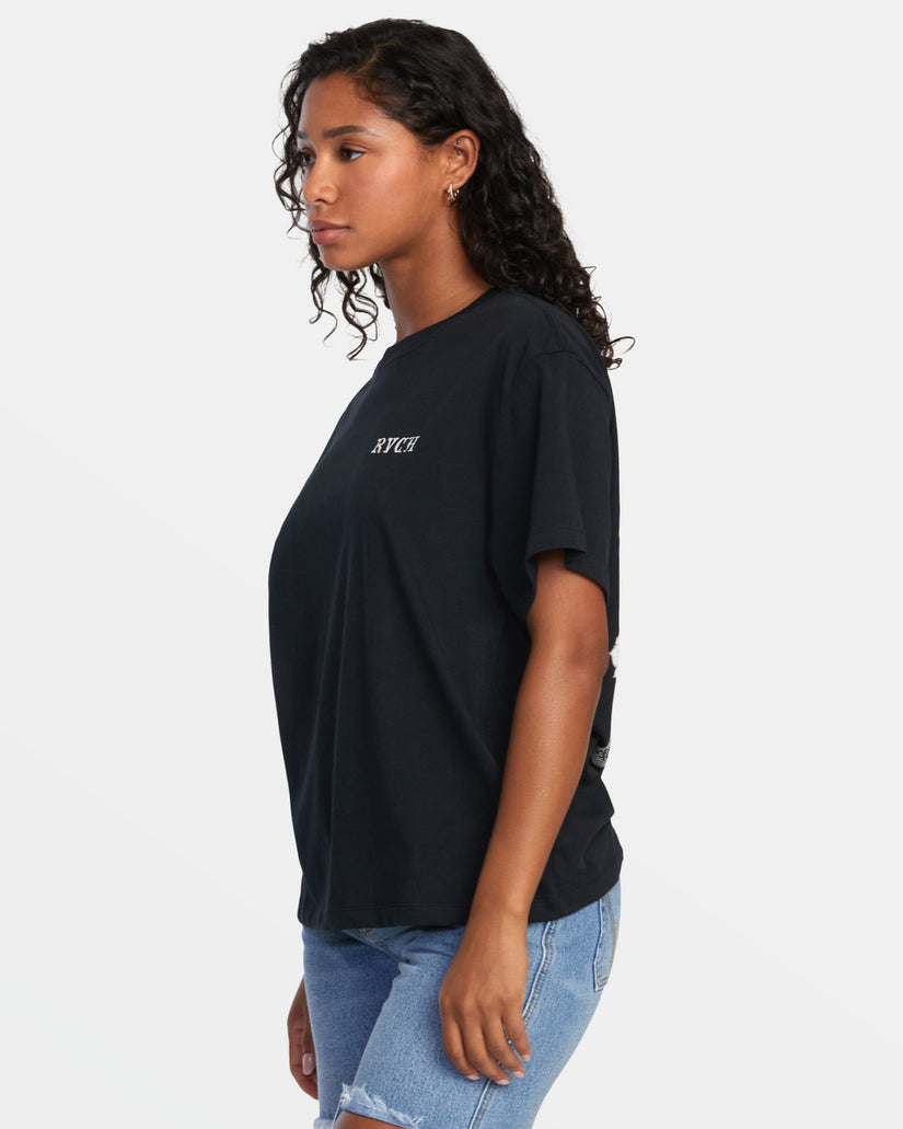 Astral Plain T-Shirt - RVCA Black