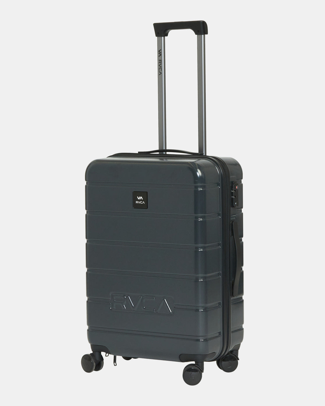 RVCA VA Medium Roller Hardcase Suitcase Black RVCA