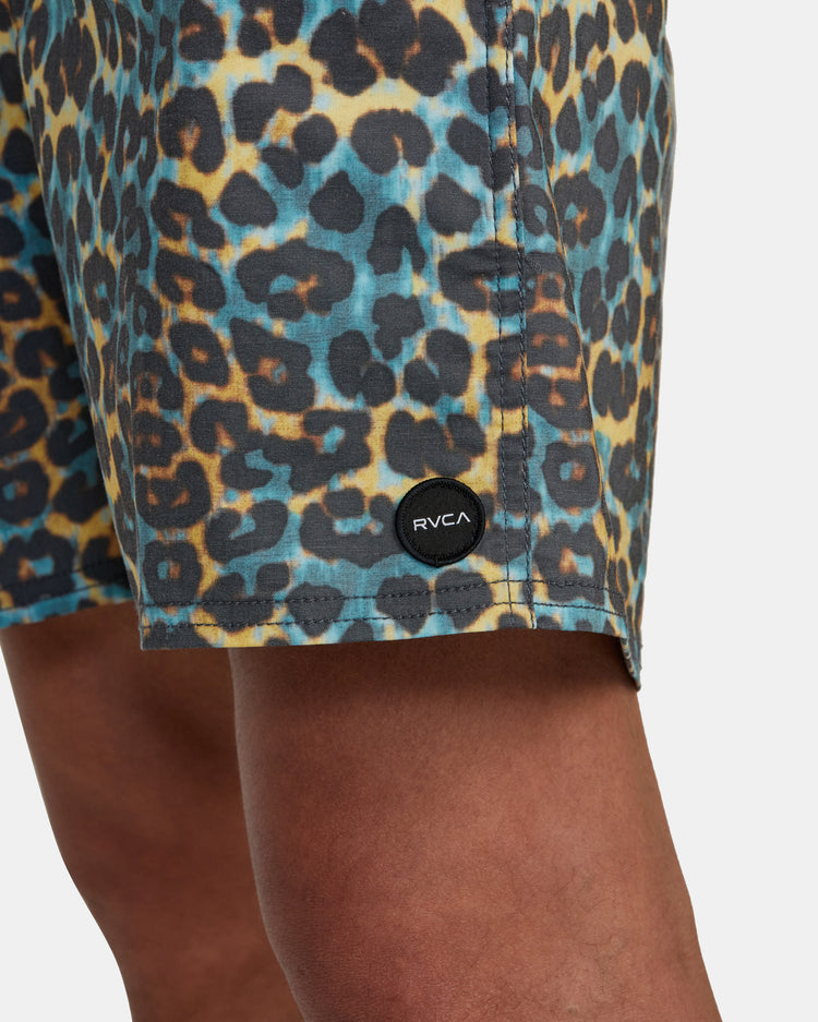 Barnes Elastic Waist Boardshorts 17" - Cheetah