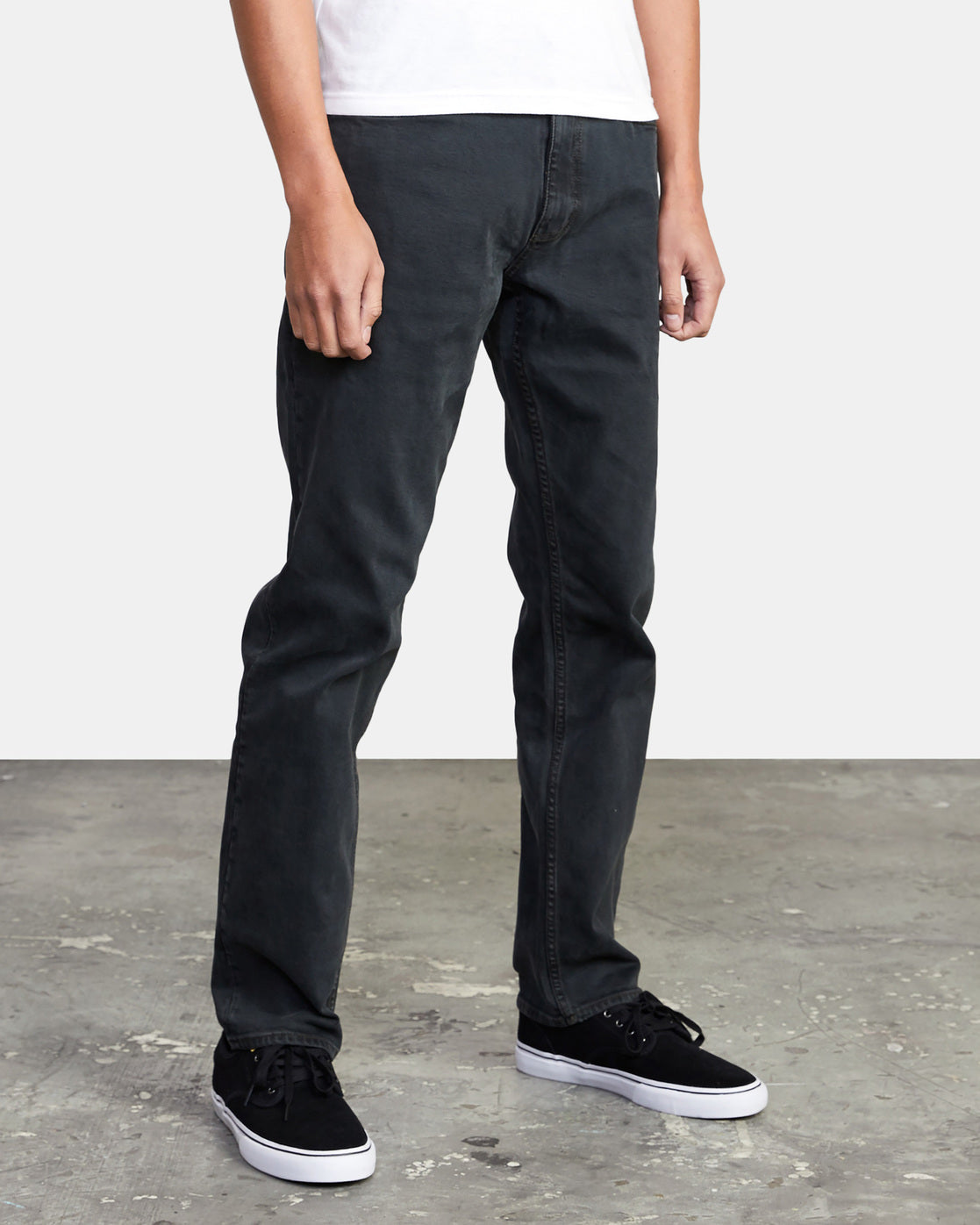 Weekend Straight Fit Jeans - Black Overdye | RVCA