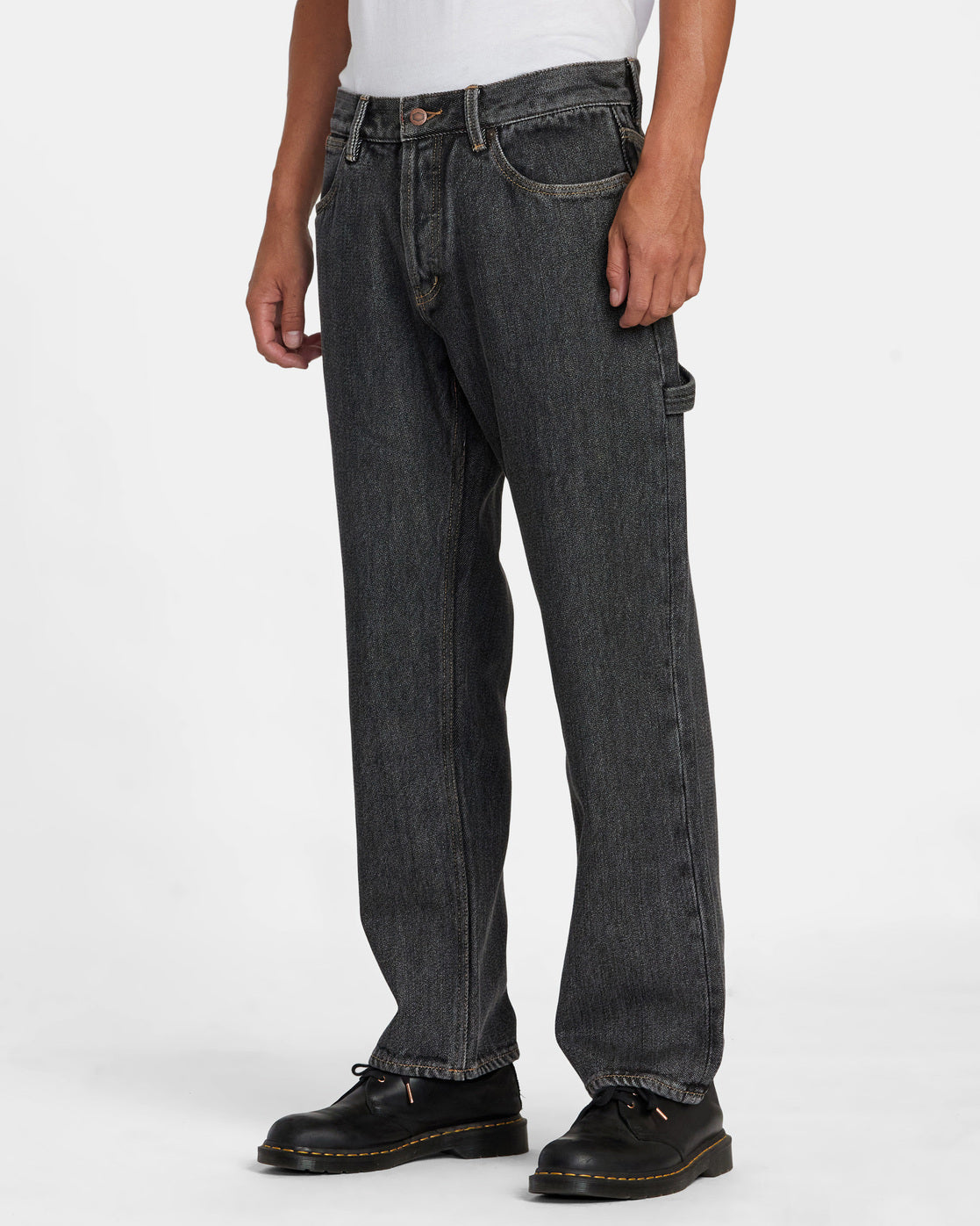 Americana Chainmail Relaxed Fit Jeans - Grey Rinse – RVCA US