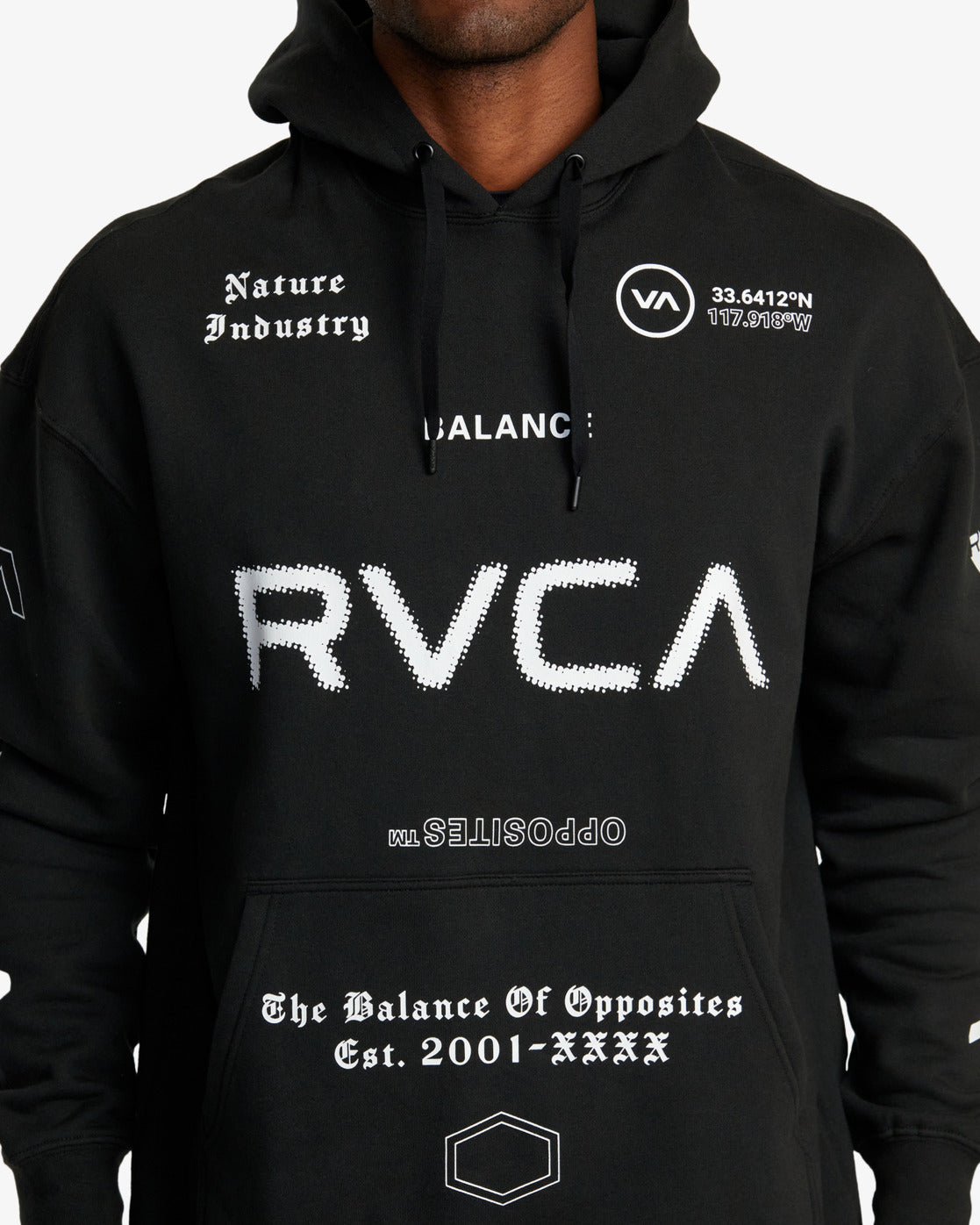 Rvca sport cheap pullover hoodie