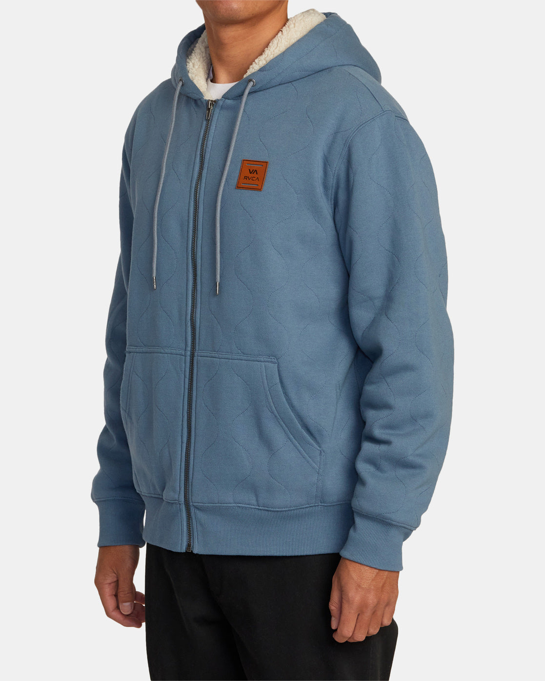 Rvca best sale zip hoodie