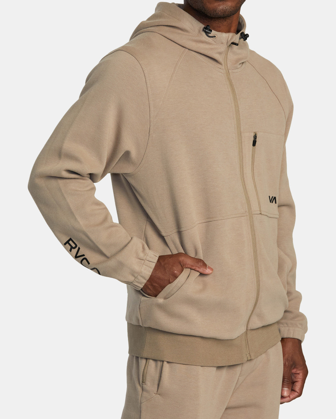 Khaki outlet fleece hoodie