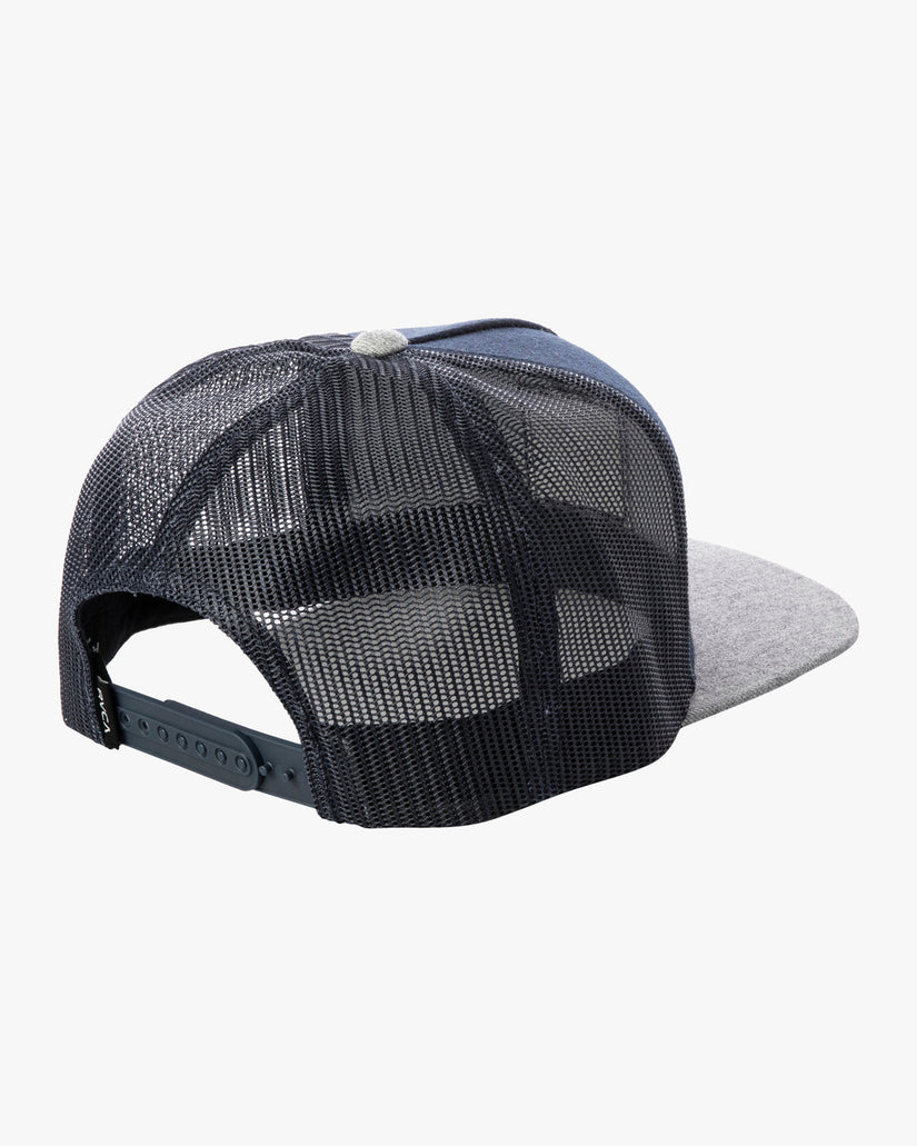 VA All The Way Trucker Hat - Navy/Grey