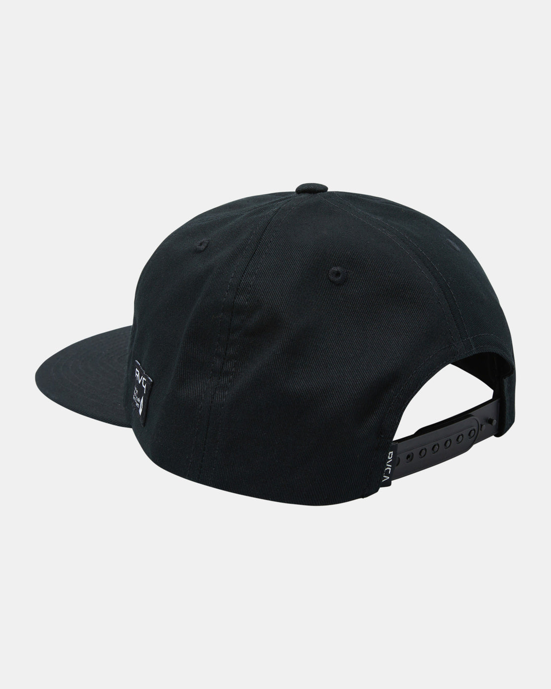 RVCA Tag Snapback Hat - Black