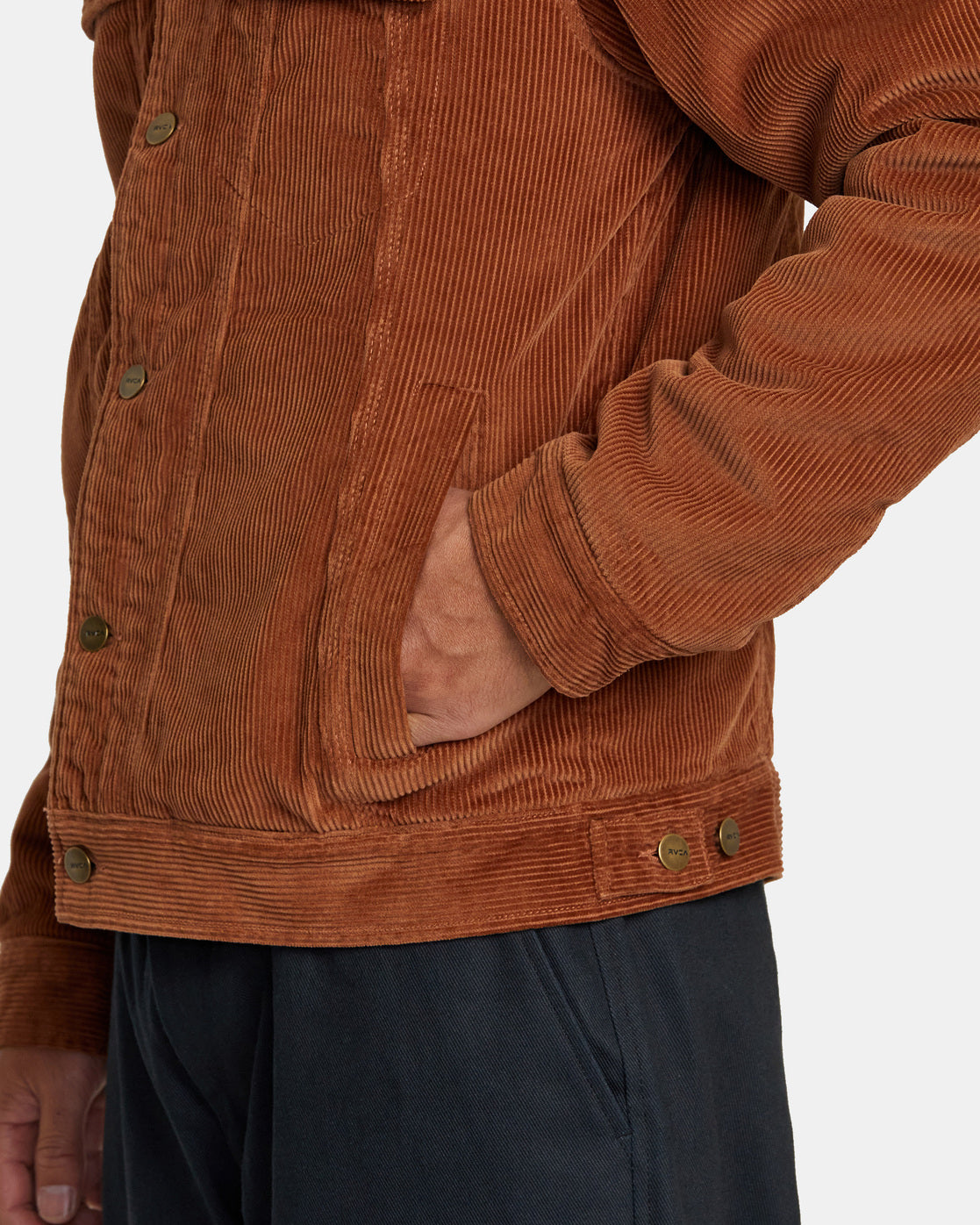 Waylon Corduroy Trucker Jacket - Rawhide