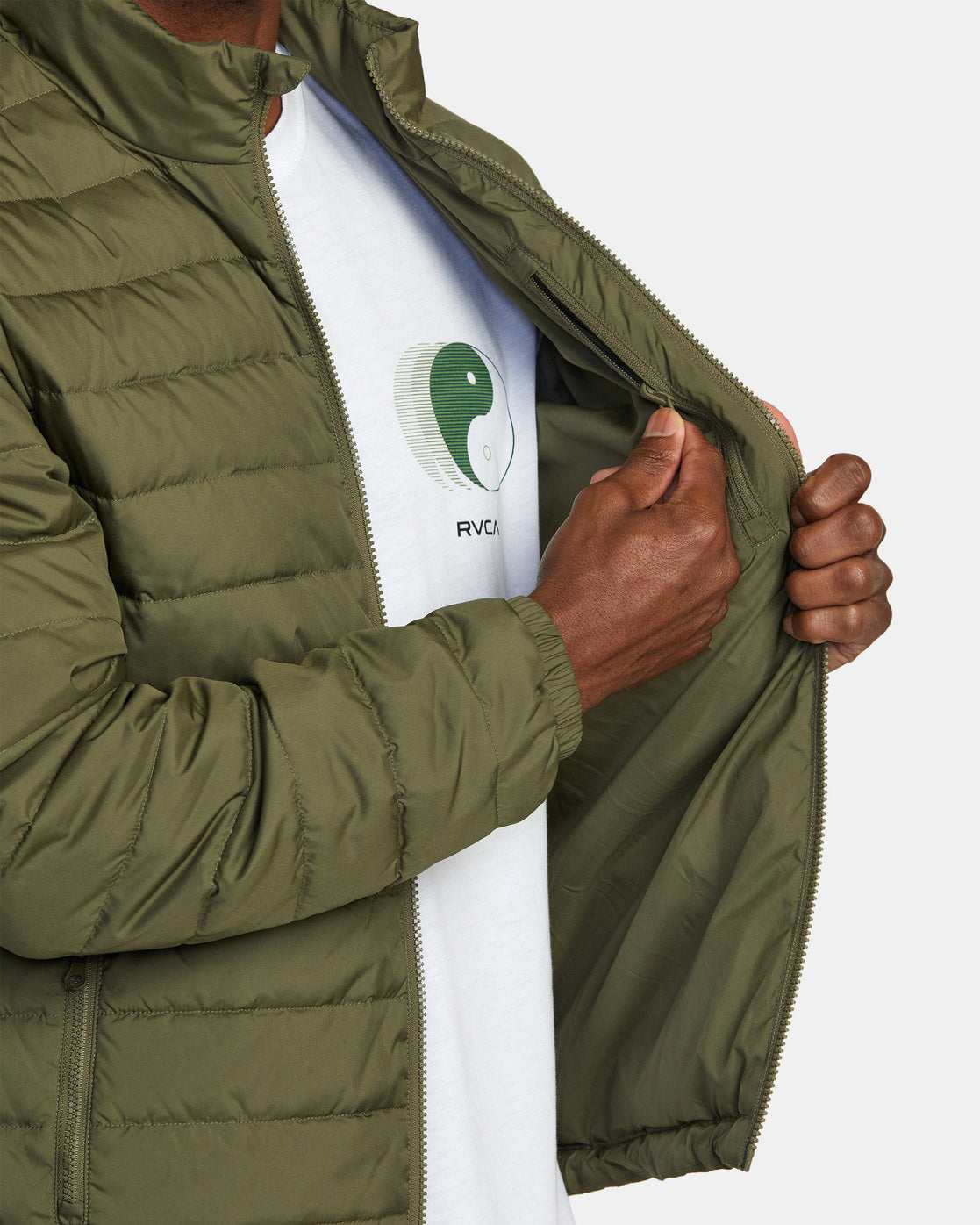 Packable Puffa Jacket - Army – RVCA.com