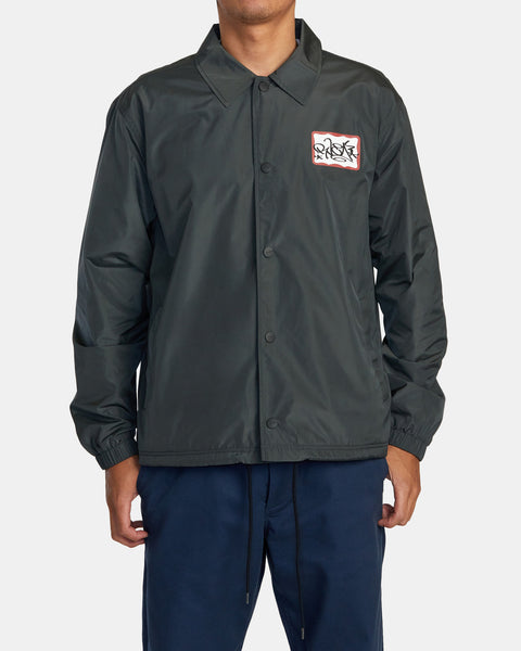 RVCA Coaches Jacket - RVCA Black