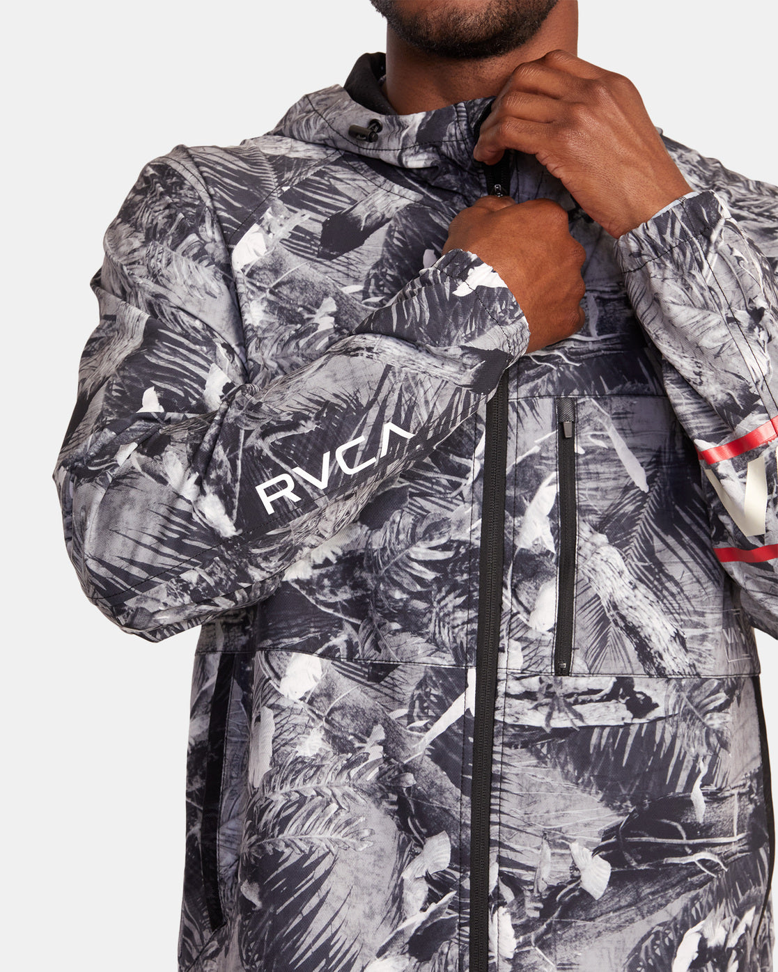 Rvca on sale camo windbreaker