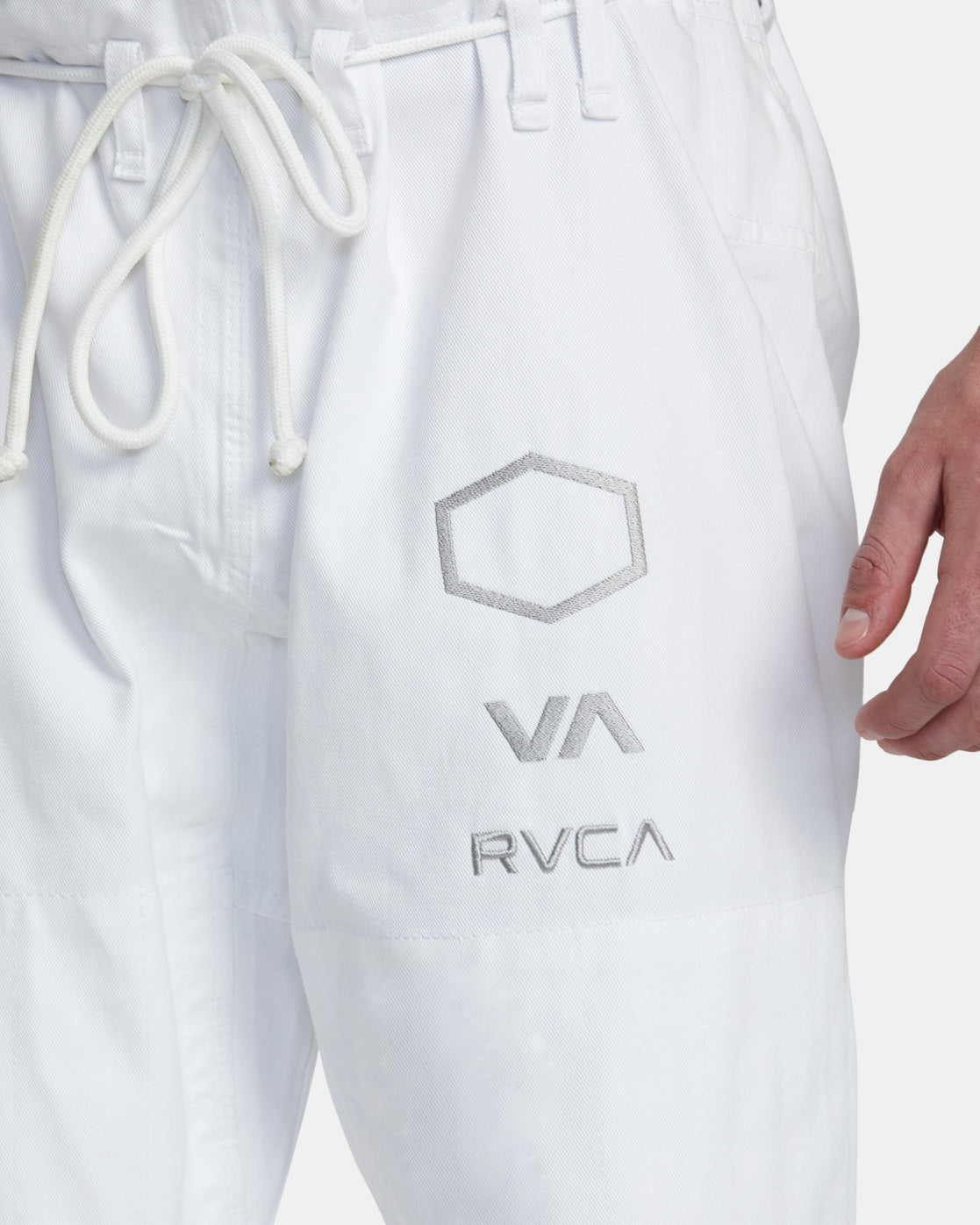 RVCA X Shoyoroll Brazilian Jiu Jitsu Gi - White - WHITE / 0