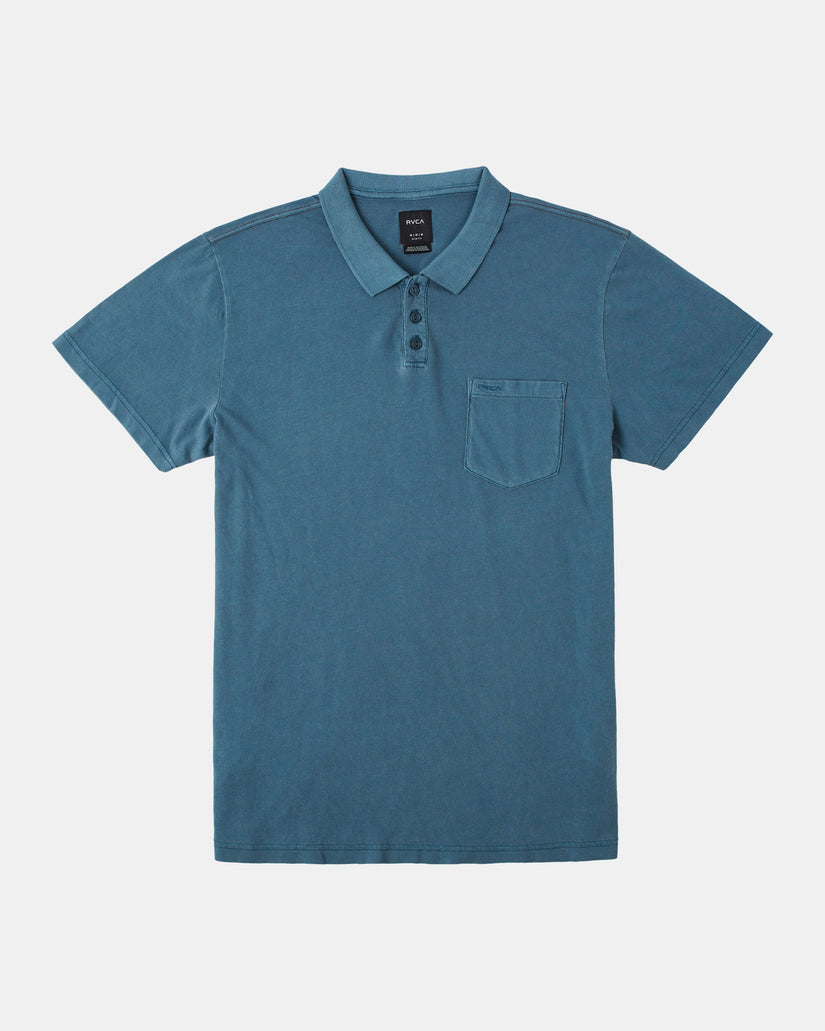 PTC Pigment Polo Shirt - Duck Blue – RVCA