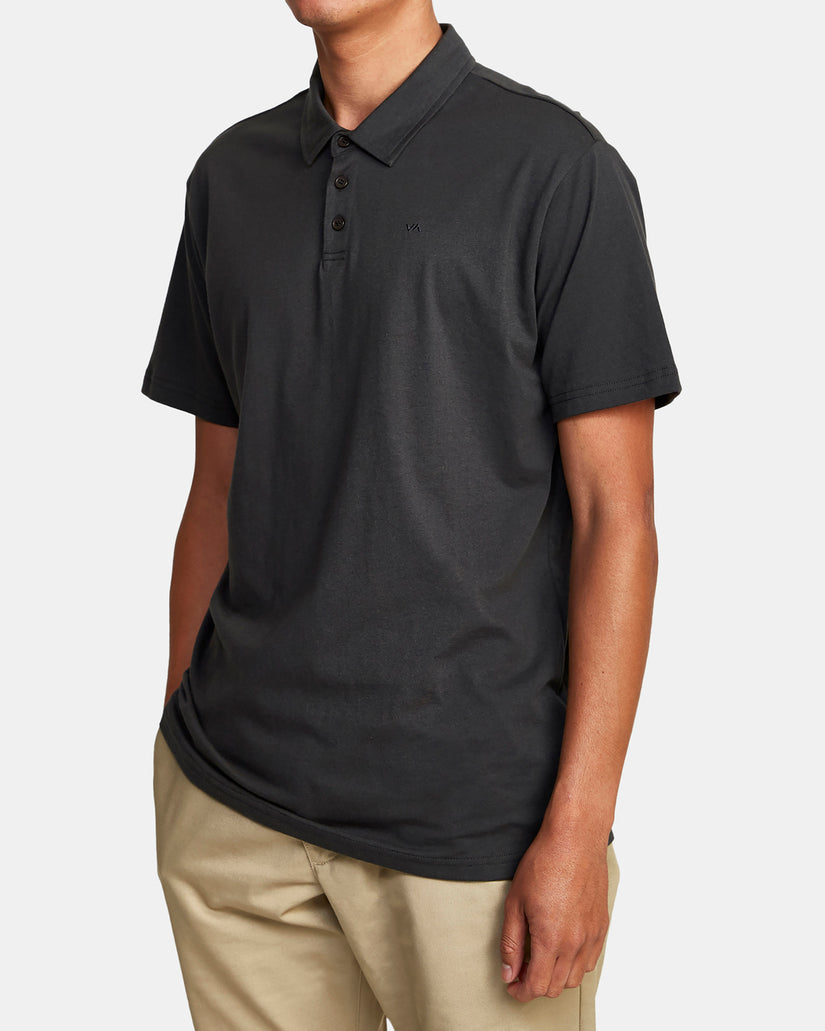 PTC Pigment Polo Shirt - Black – RVCA