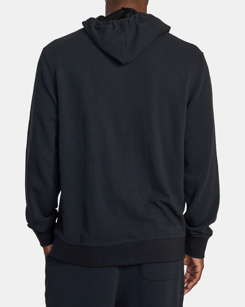 C-Able Waffle Knit Zip-Up Hoodie - Black – RVCA