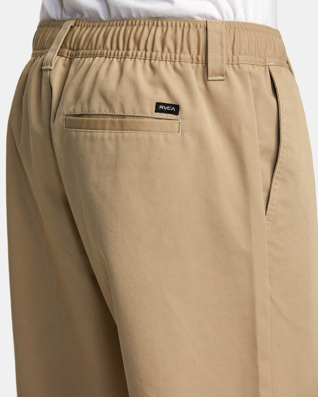 RVCA Recession Collection Americana Elasticized Pants Khaki / Medium