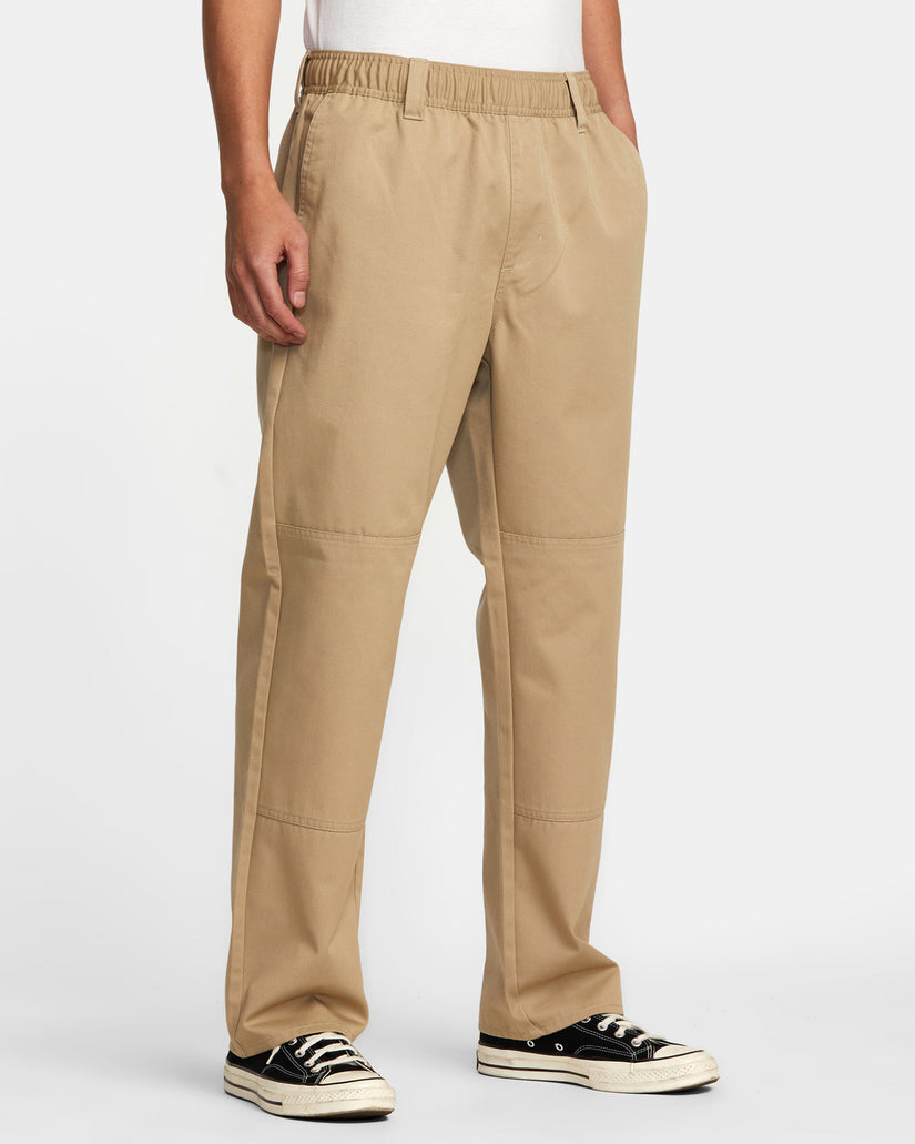 Dayshift Collection Americana Elastic Waist Pants - Khaki – RVCA