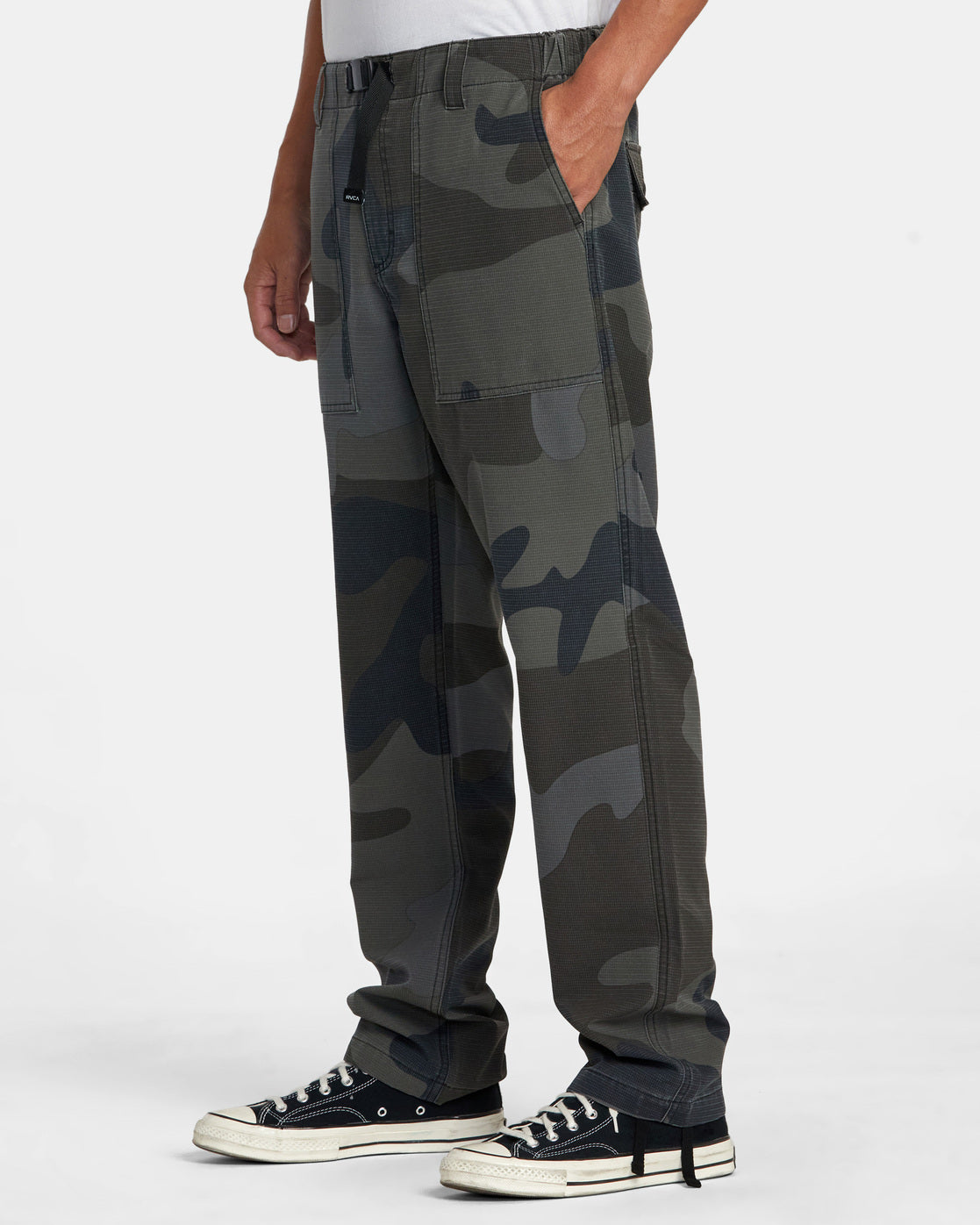 RVCA All Time Zip Off Pants Mushroom - Skate Warehouse