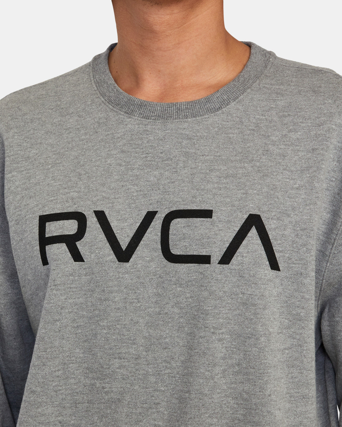 Big RVCA Crewneck Sweatshirt - Athletic Heather