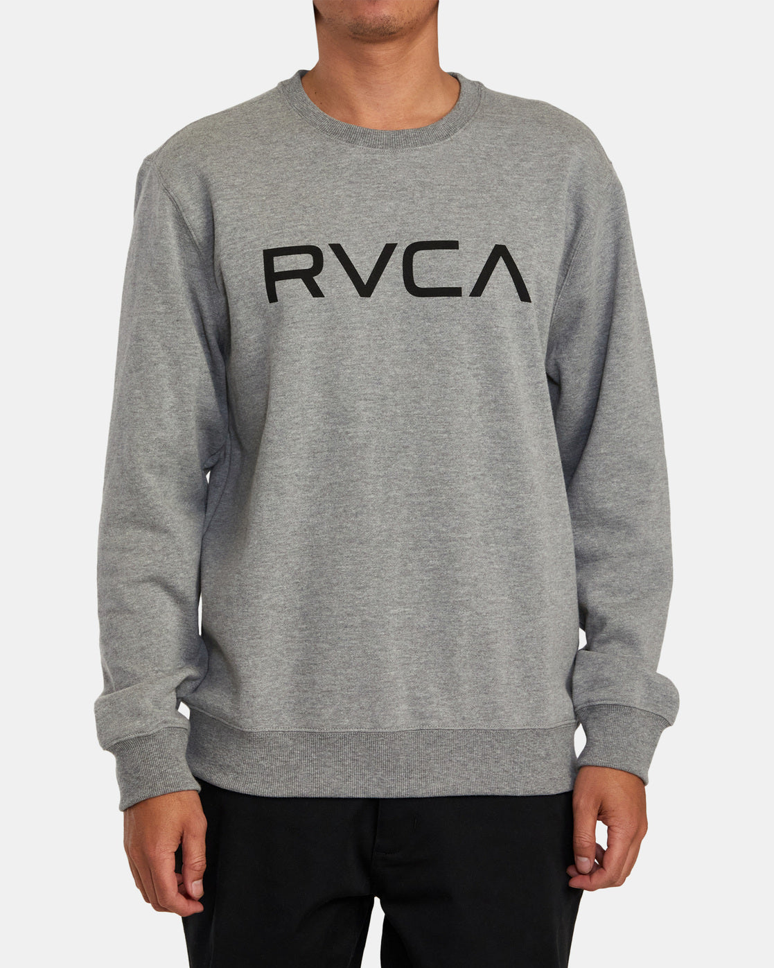 Big RVCA Crewneck Sweatshirt - Athletic Heather