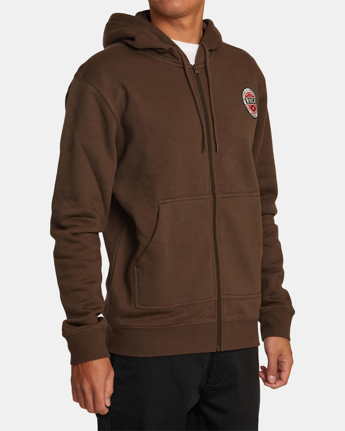 Rvca zip sale up hoodie