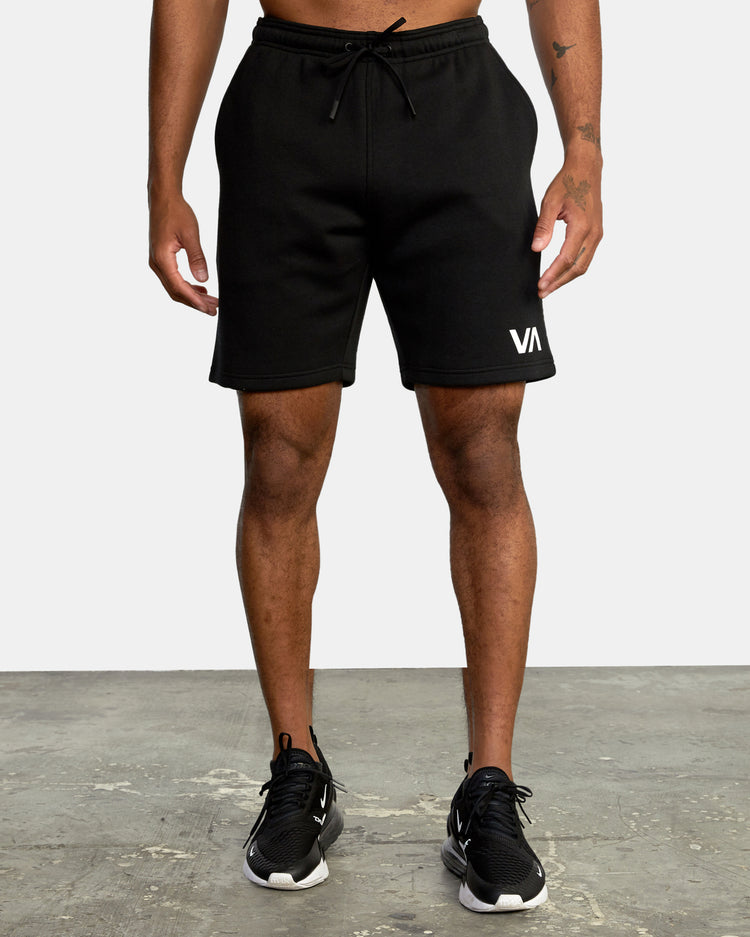 Sport Elastic Waist Walkshorts IV  19" - Black