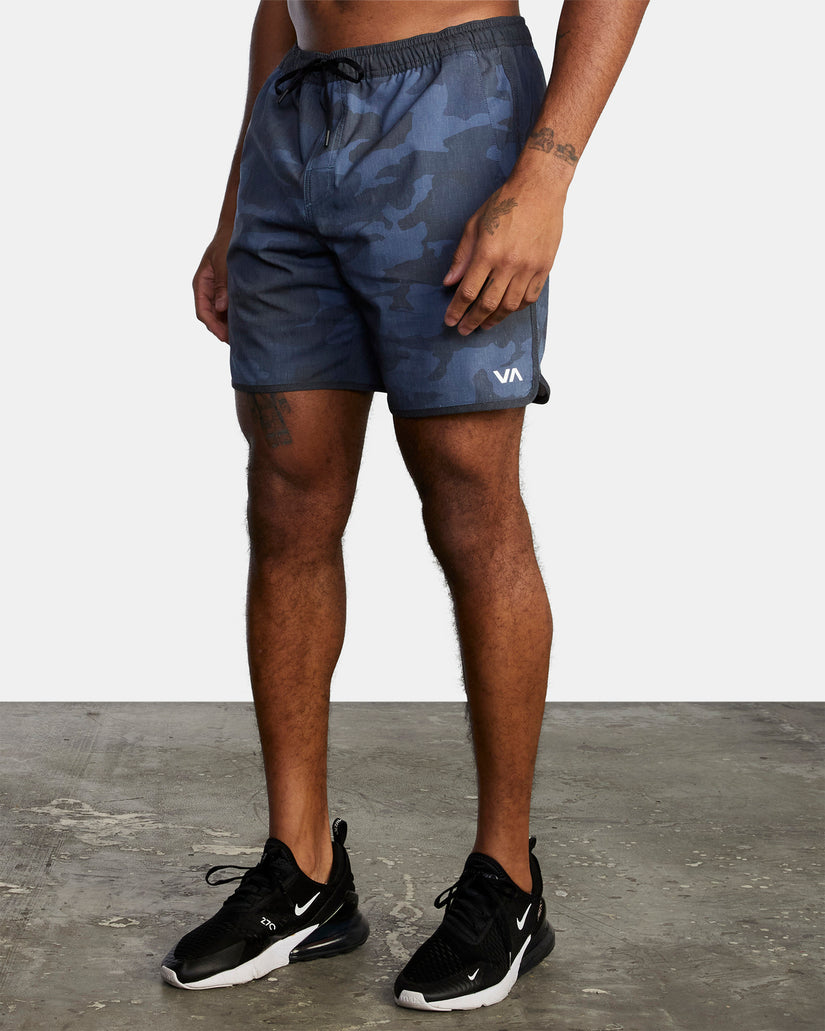 Yogger Stretch Elastic Waist Shorts 17 - Animal Camo –