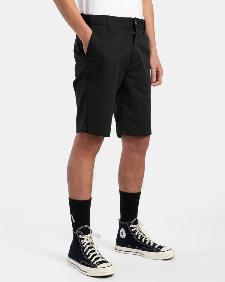 Weekend Stretch Chino Shorts 20" - Black