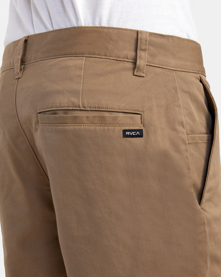 Weekend Stretch 20" Chino Shorts - Dark Khaki