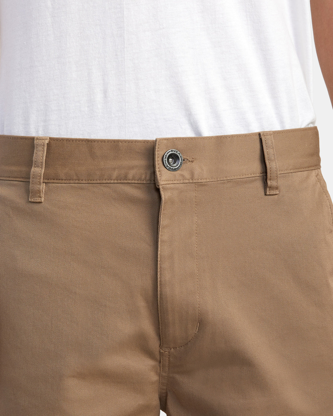 RVCA The Weekend Stretch Pants Dark Khaki 1 36 32 at  Men's Clothing  store