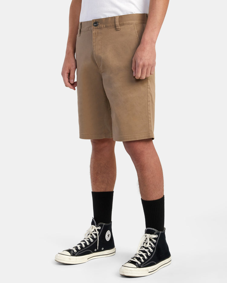 Weekend Stretch 20" Chino Shorts - Dark Khaki