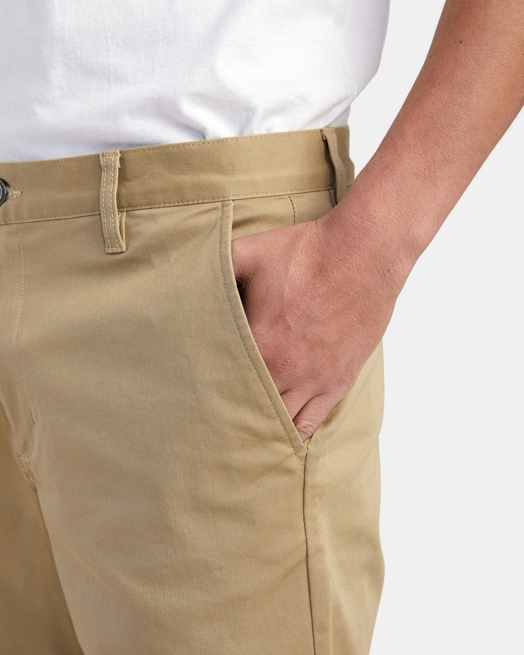 Weekend Stretch 20" Chino Shorts - Khaki