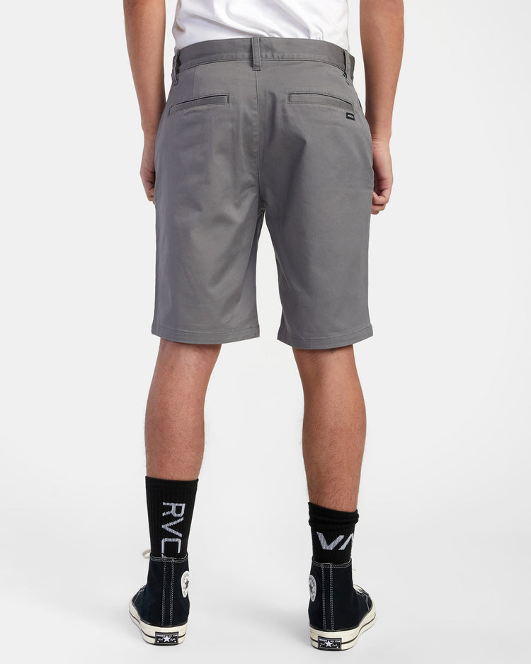 Weekend Stretch 20" Chino Shorts - Smoke