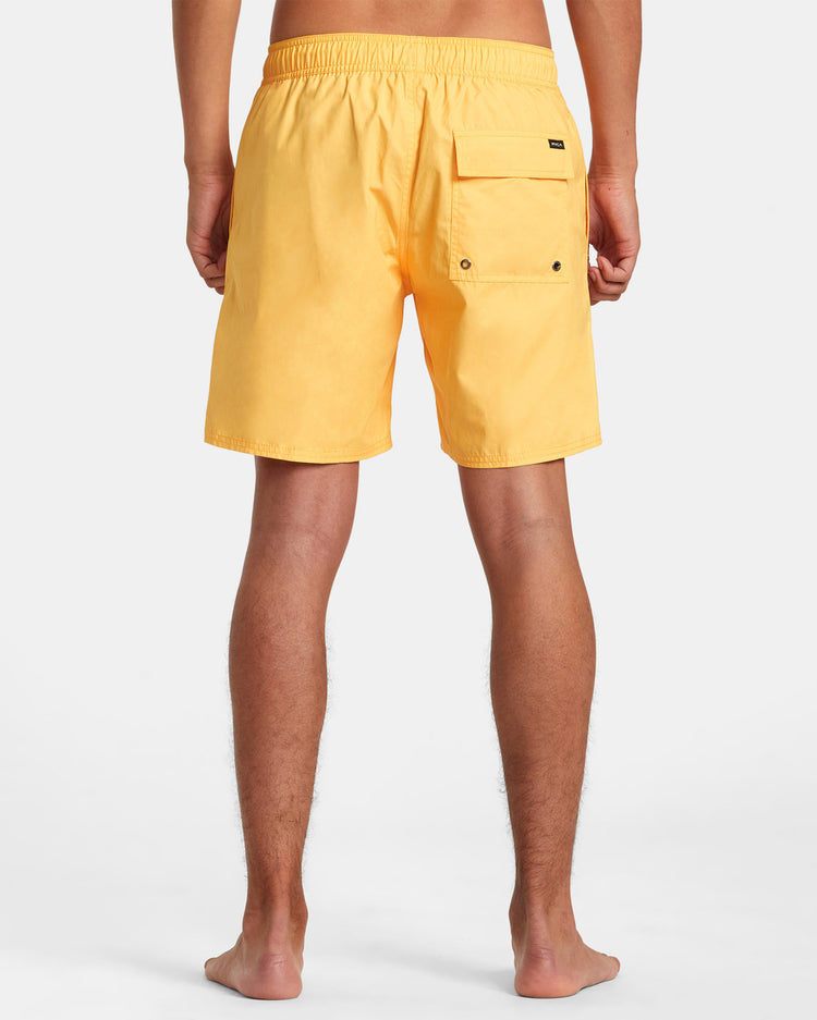 Opposites Hybrid Elasticized Shorts - Tangerine