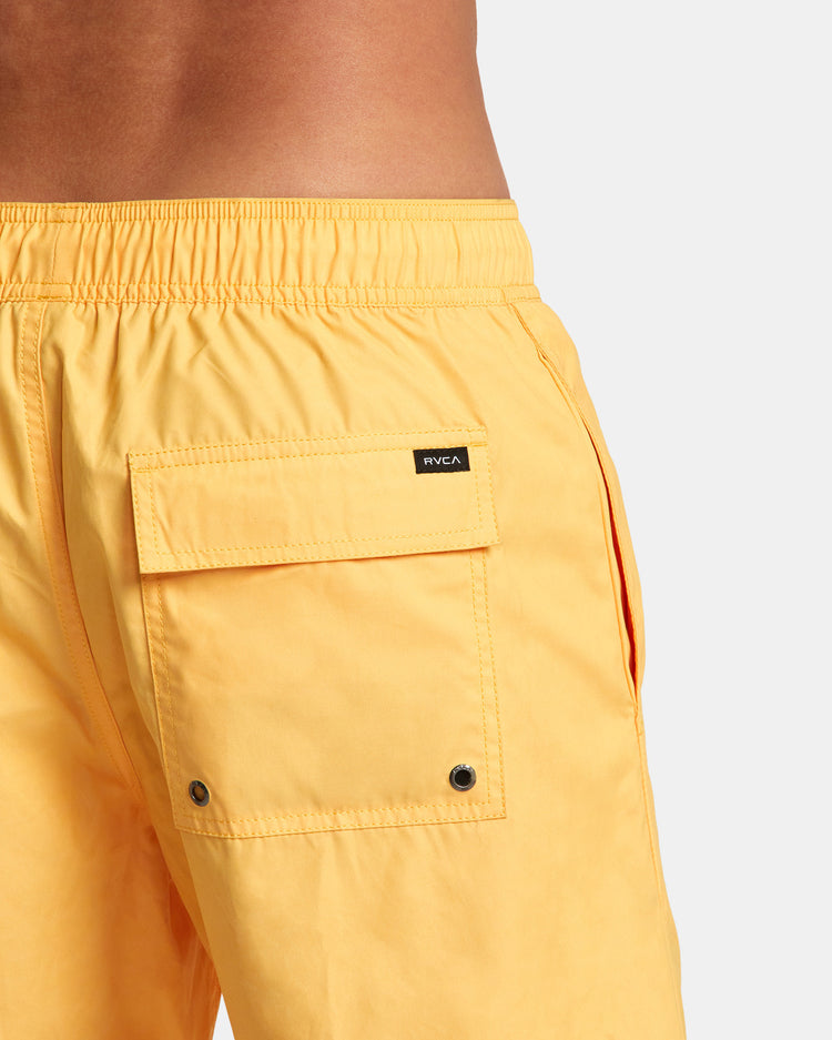 Opposites Hybrid Elasticized Shorts - Tangerine