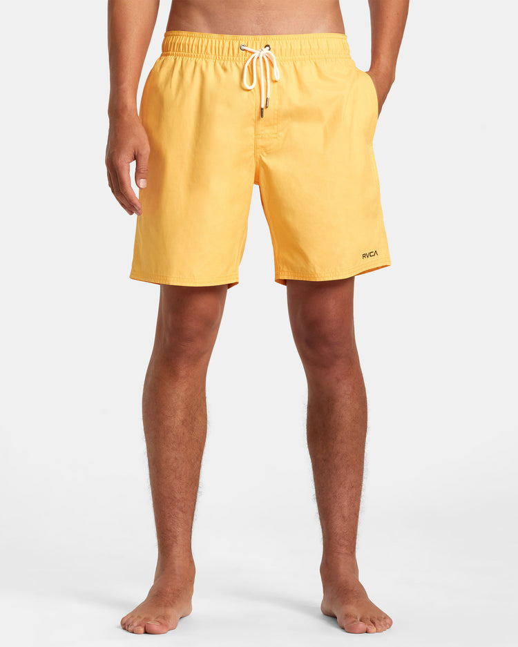 Opposites Hybrid Elasticized Shorts - Tangerine