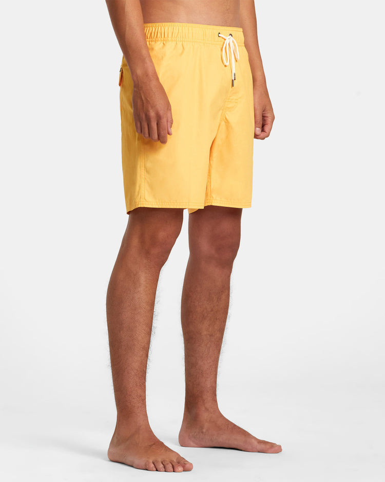 Opposites Hybrid Elasticized Shorts - Tangerine