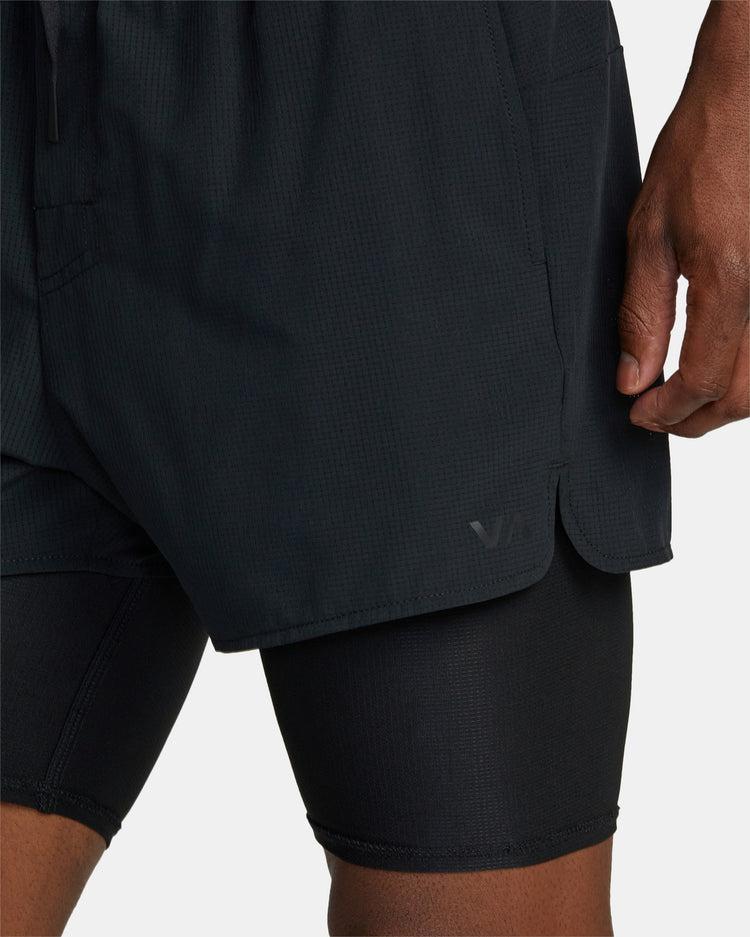 RVCA Runner 2-in-1 Shorts - Black