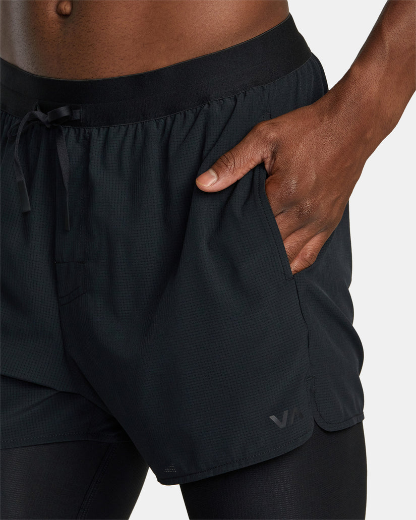 RVCA Runner 2-in-1 Shorts - Black