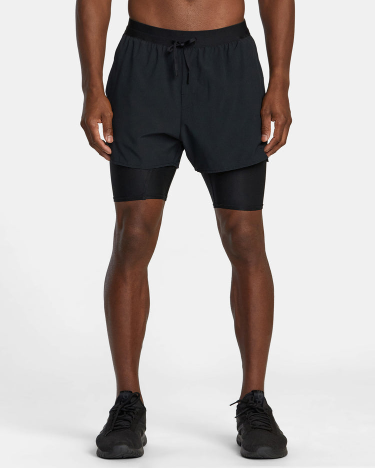 RVCA Runner 2-in-1 Shorts - Black