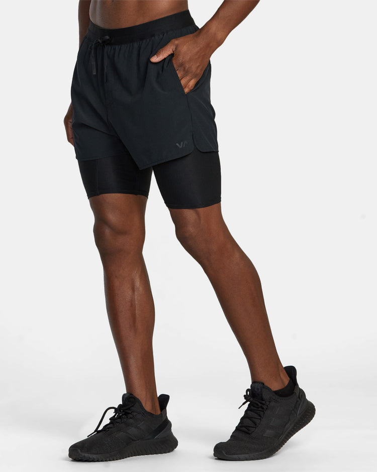 RVCA Runner 2-in-1 Shorts - Black