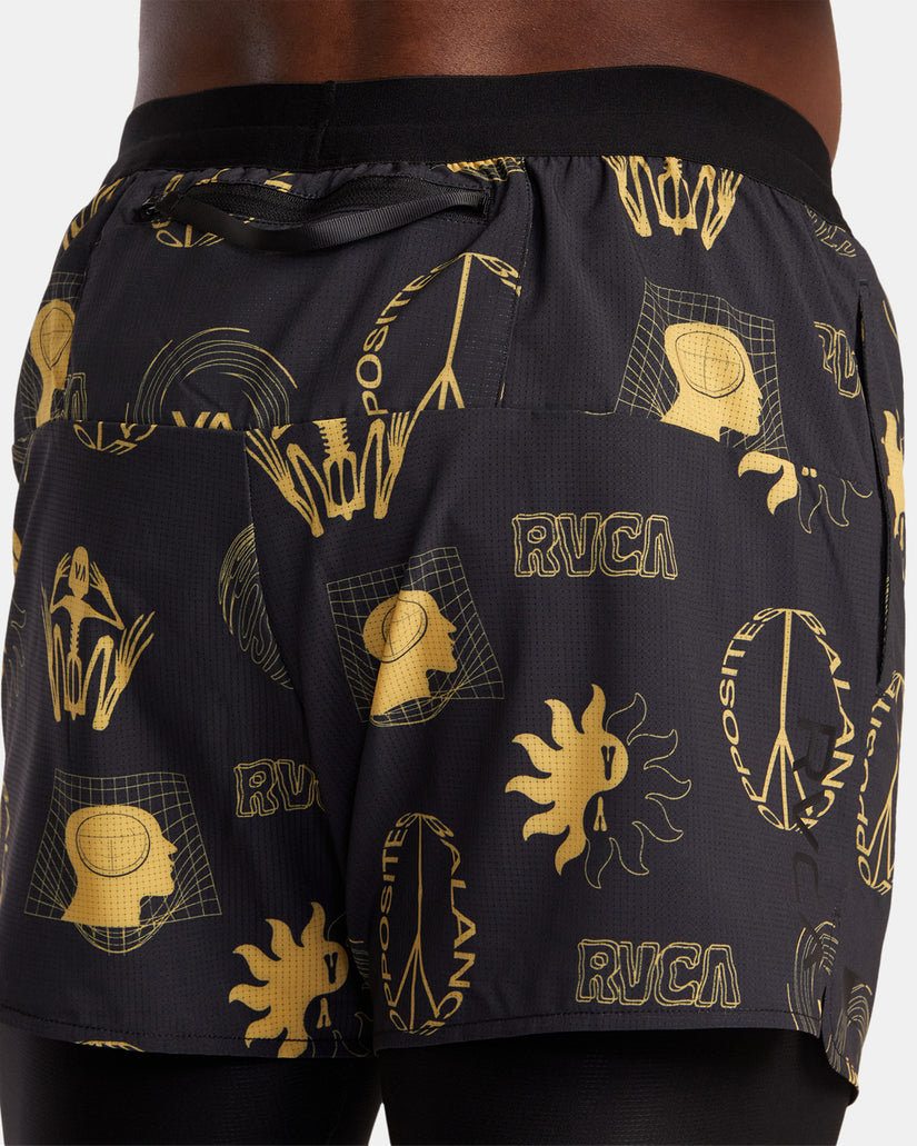 RVCA Runner 2-In-1 Shorts - Wanderers Charcoal